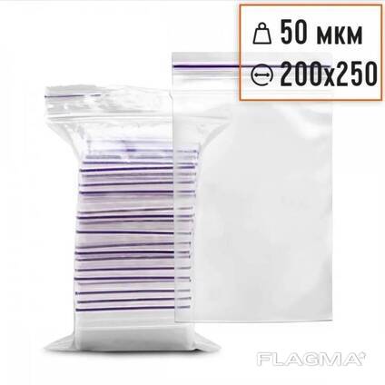 Пакеты с замком Zip-Lock - 200×300 (100 шт. )
