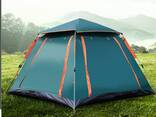 Палатка туристическая-автомат 4-местная 210х210х140см автоматическая палатка - фото 2