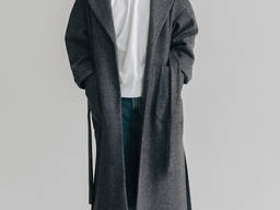 Пальто-халат Season Грэйс серого цвета для женщин