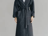 Пальто-халат Season Грэйс серого цвета для женщин