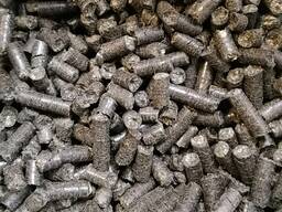 Паливні пелети з лушпиння соняшнику/Fuel sunflower husk pellets