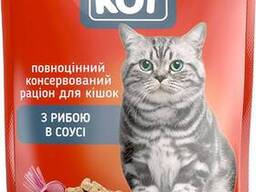 Пан Кіт з рибою в соусі (100гр. х24шт)2,4 кг