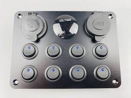 Панель переключателей автомобильного зарядного устройства