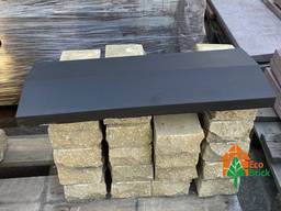 Парапет для забора, цвет графит размер 180х500, 285х680, 320х680. 360х680.