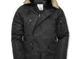 Парка летная N3B (Аляска), black