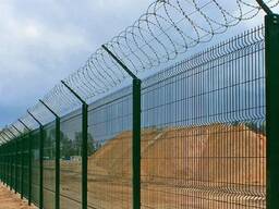 Паркан з заводу з 3D сітки, установка під ключ, ворота за розмірами