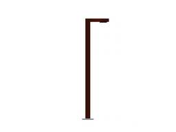 Парковый декоративный LED столб опора освещения фонарь AVLA-PA2 4 метра