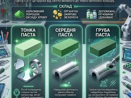 Паста ГОИ представляет собой бруски от светло-зелёного