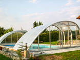 Павильоны из поликарбоната для бассейнов раздвижные арочные - фото 1