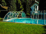 Павильоны из поликарбоната для бассейнов раздвижные арочные - фото 3