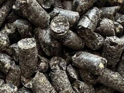 Пелета из лузги подсолнуха