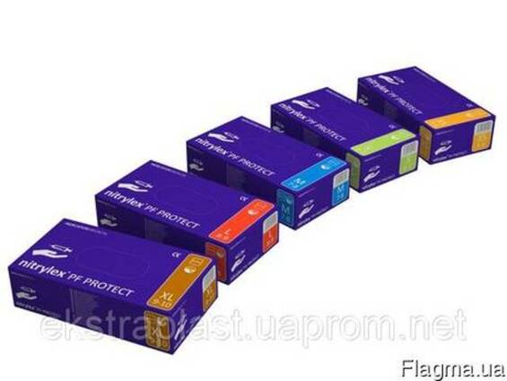 Перчатки нитриловые Nitrylex PF