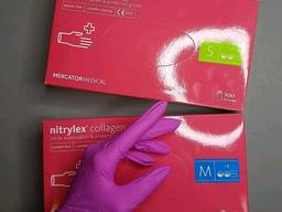 Нитриловые перчатки одноразовые медицинские nitrylex mercator medical оптом опт акция