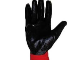 Перчатки стрейчевые, облитые нитрилом (плотные)