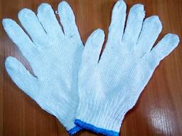 Перчатки трикотажные в ассортименте с ПВХ точкой