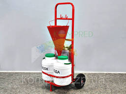 Передвижной пожарный пост (базовый) 450х350х1100мм Красный Kompred OL351