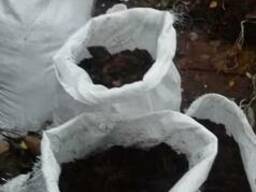 Перегной, навоз конский в мешках по 60 л