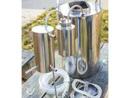 Перегонный куб на 50 литров. Дистиллятор. Сухопарник. Нержавейка