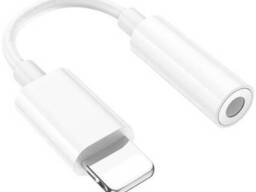 Перехідник Hoco LS34 Lightning to 3.5mm White