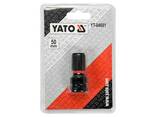Перехідник ударний для викруткових насадок YATO з квадрату- 1/2" до HEX- 1/4" 50 мм - фото 1