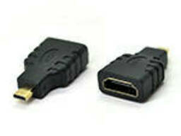 Переходник microHDMI(папа)-HDMI(мама) , Q100
