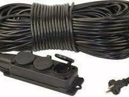 Переноски : 380В - 50м, 220В - 25м (Удлинитель)