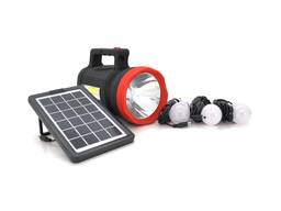 Переносной фонарь GS-540 Solar, 1 1 режим, Радио Bluetooth колонка, встроенный аккум.