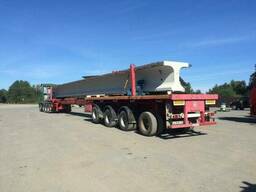 Перевезення мостових балок, Трал для перевезення мостових балок