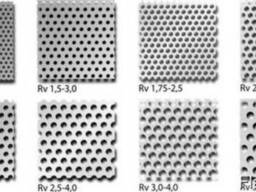 Лист перфорированный нержавеющий 5-8/2/1000x2000мм. Купить.