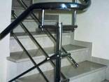 Перила для лестниц из нержавеющей стали (стандарт)