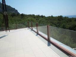 Перила стеклянные