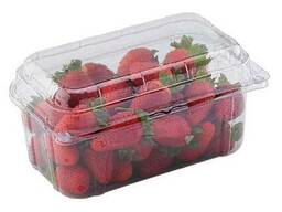 Упаковка (пинетка) 500гр для ягод с совмещенной крышкой