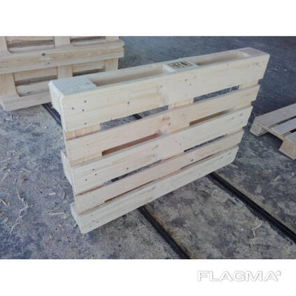 Нові дерев'яні піддони 1200×800 євростандарту 1 сорт, камерна сушка