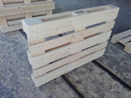 Нові дерев'яні піддони 1200×800 євростандарту 1 сорт, камерна сушка
