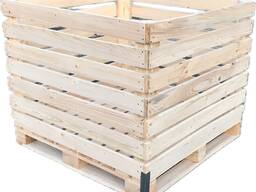 Дерев'яний пакувальний матеріал, палетні борти, ящики, піддони, палети