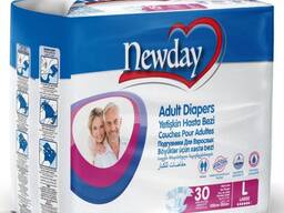 Підгузки для дорослих Newday Adult Diaper L. 7 пачок по 30 шт.