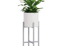 Підставка для квітів металева Orizon Craft X 60х36х36 біла