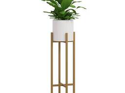 Підставка для квітів металева Orizon Craft X 80х30х30 золота