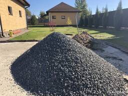 Щебень разных фракций. Отсев. Песок. Планировочный грунт.