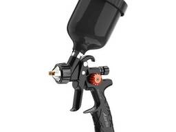 Пистолет окрасочный пневматический HVLP верх. пласт. бачок 250мл, форсунка-1,2мм. ..