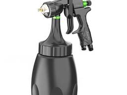 Пистолет окрасочный пневматический LVMP ниж. пласт. бачок 1000мл, форсунка-1,4мм. ..