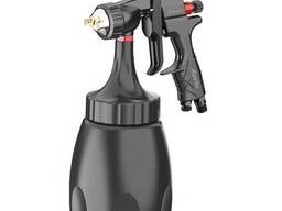 Пистолет окрасочный пневматический LVMP ниж. пласт. бачок 1000мл, форсунка-2,5мм. ..