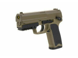 Пистолет страйкбольный HK USP Cyma Metal CM.125 AEP tan