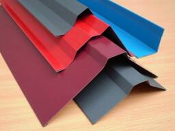 Планки отлив, планка ветровая, конек, ендовая, примыкания, Профнастил