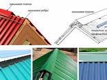 Планки отлив, планка ветровая, конек, ендовая, примыкания, Профнастил - фото 2