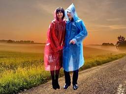 Плащ дождевик на кнопках