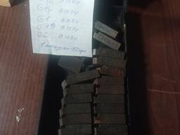 Плашки резьбовые к клуппу трубному g1/2g3/4g1g2 номерав1234/гост6956-84/