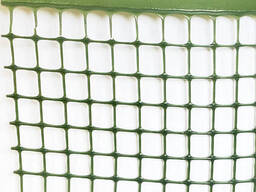 Пластиковая сетка для ограждения 1х20 м, квадратная ячейка 20х20 мм (тёмно-зелёная) //. ..