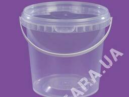 Ведро круглое 0,5мл; 0,6мл; 0,8мл; 1л