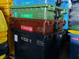 Пластиковий євроконтейнер для сортування сміття на 1100 л.